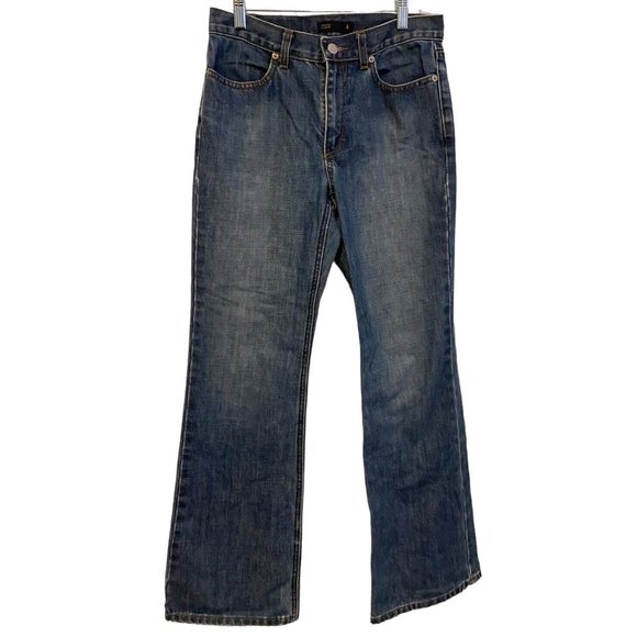 J Crew Vintage Jeans Womens Boot Cut Jeans Denim Comfort SZ 4 Medium Wash - Picture 1 of 5